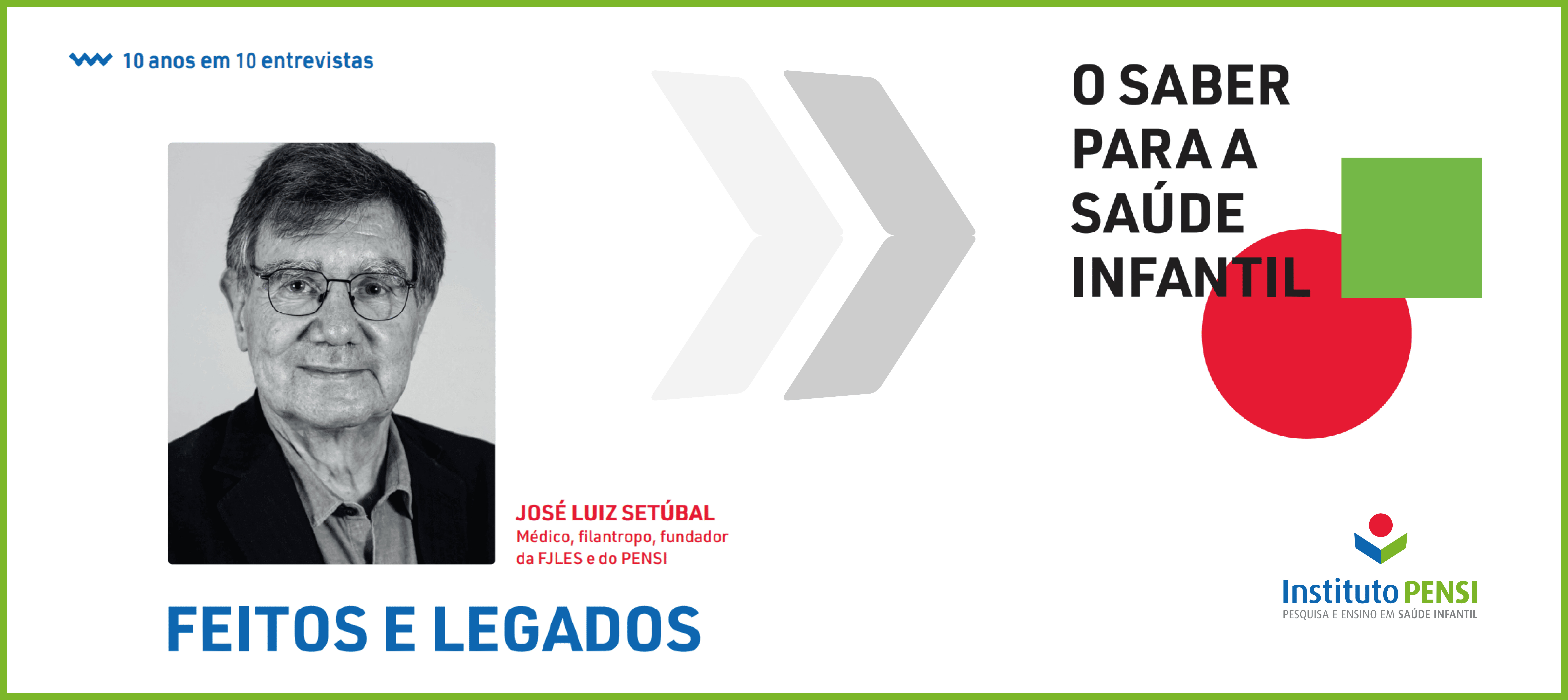 [ ENTREVISTA] Feitos e legados – José Luiz Egydio Setúbal